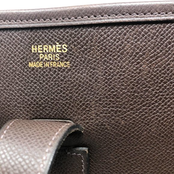 HERMES Evelyne Dark Brown Crossbody - Picture 6 of 13